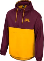 Colosseum Men's Minnesota Golden Gophers Maroon 1/2 Zip Anorak Jacket