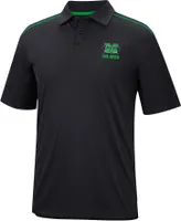 Colosseum Men's Marshall Thundering Herd Black Polo