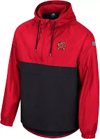 Colosseum Men's Maryland Terrapins Red 1/2 Zip Anorak Jacket