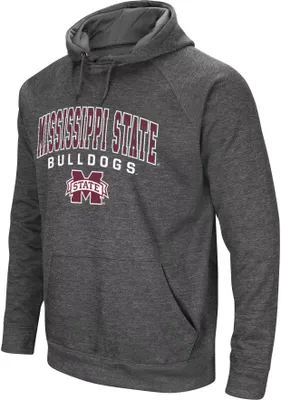 Colosseum Men's Mississippi State Bulldogs Grey Pullover Hoodie