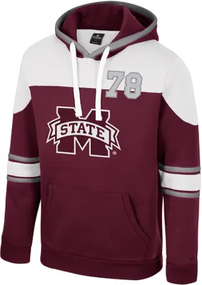 Colosseum Men's Mississippi State Bulldogs Maroon Future's Not Written Pullover Hoodie