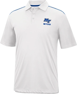 Colosseum Men's Middle Tennessee State Blue Raiders White Polo