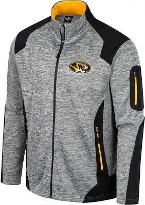 Colosseum Men's Missouri Tigers Grey Silberman Full-Zip Jacket