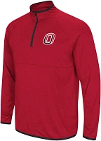 Colosseum Men's Nebraska-Omaha Mavericks Crimson 1/4 Zip Pullover