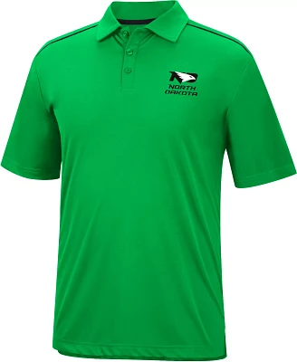 Colosseum Men's North Dakota Fighting Hawks Green Polo