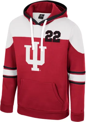 Colosseum Men's Indiana Hoosiers Crimson Future's Not Written Pullover Hoodie