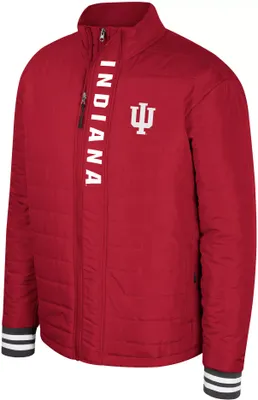 Colosseum Men's Indiana Hoosiers Crimson Never Stop Full-Zip Jacket