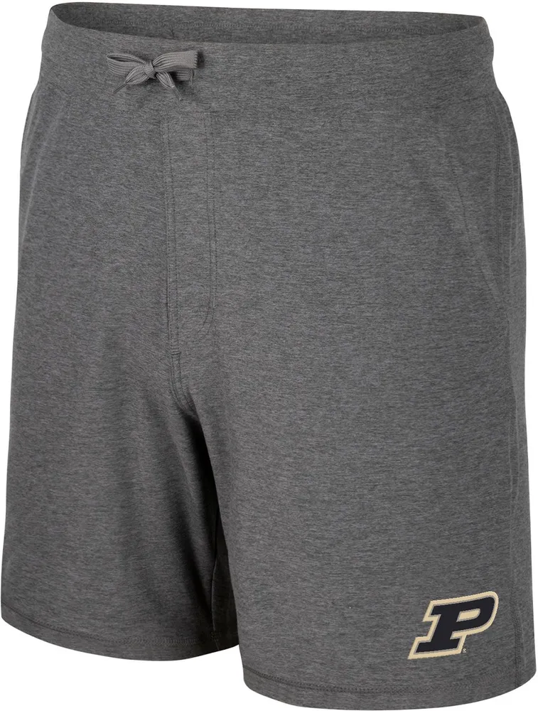 Colosseum Men's Purdue Boilermakers Dark Grey Skynet Shorts