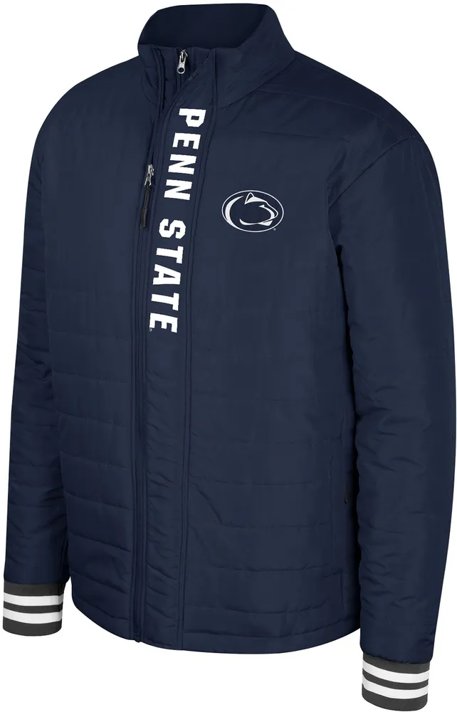 Colosseum Men's Penn State Nittany Lions Blue Never Stop Full-Zip Jacket