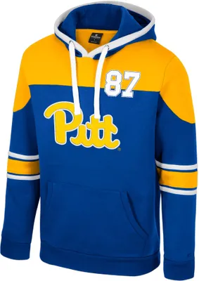 Colosseum Men's Pitt Panthers Blue Future's Not Written Pullover Hoodie