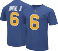 Colosseum Men's Pitt Panthers Rodney Hammond #6 Royal T-Shirt