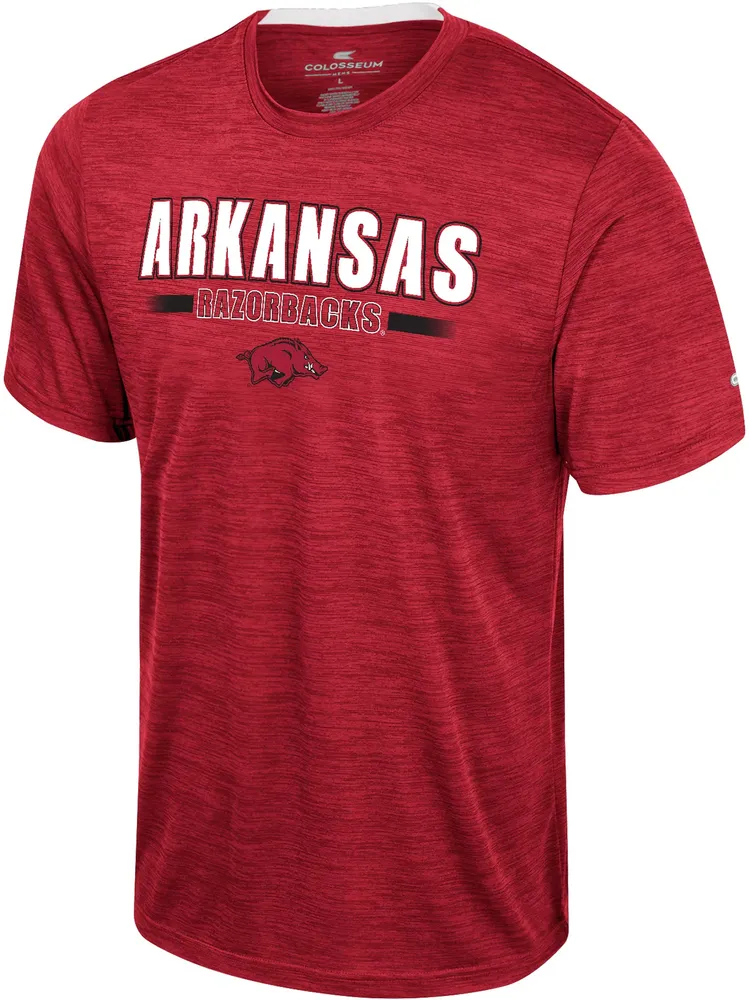 Colosseum Men's Arkansas Razorbacks Cardinal Wright T-Shirt