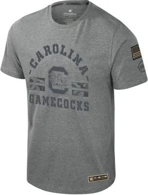 Colosseum Men's South Carolina Gamecocks Heather Grey Scram Jet T-Shirt