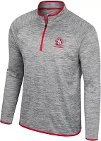 Colosseum Men's South Dakota Coyotes Heather Grey 1/4 Zip Pullover