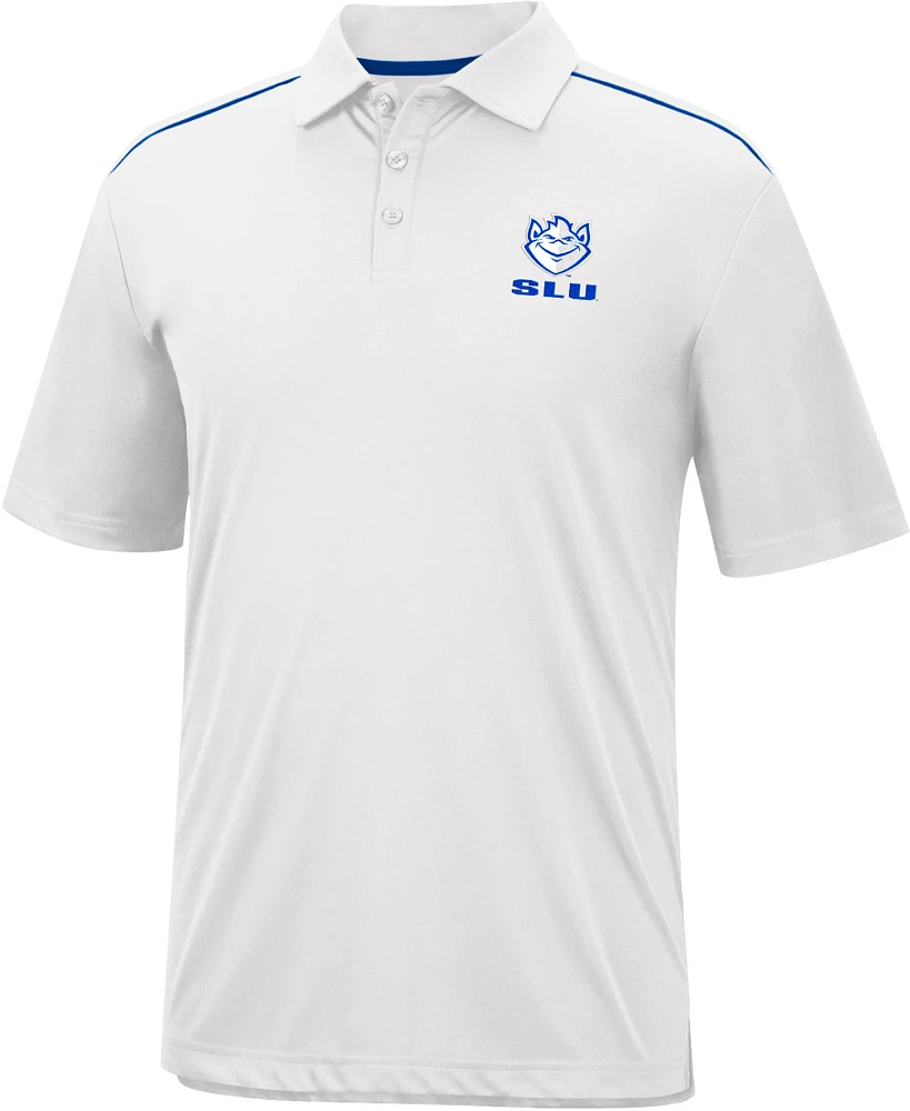 Colosseum Men's Saint Louis Billikens White Polo