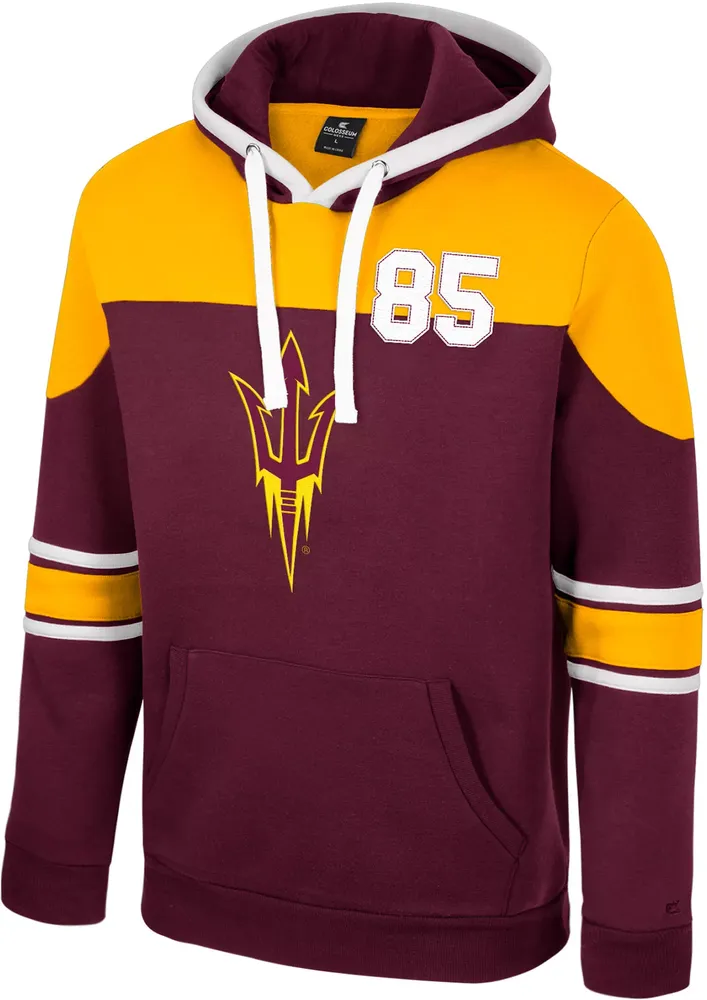 Colosseum Men's Arizona State Sun Devils Maroon Future's Not Written Pullover Hoodie