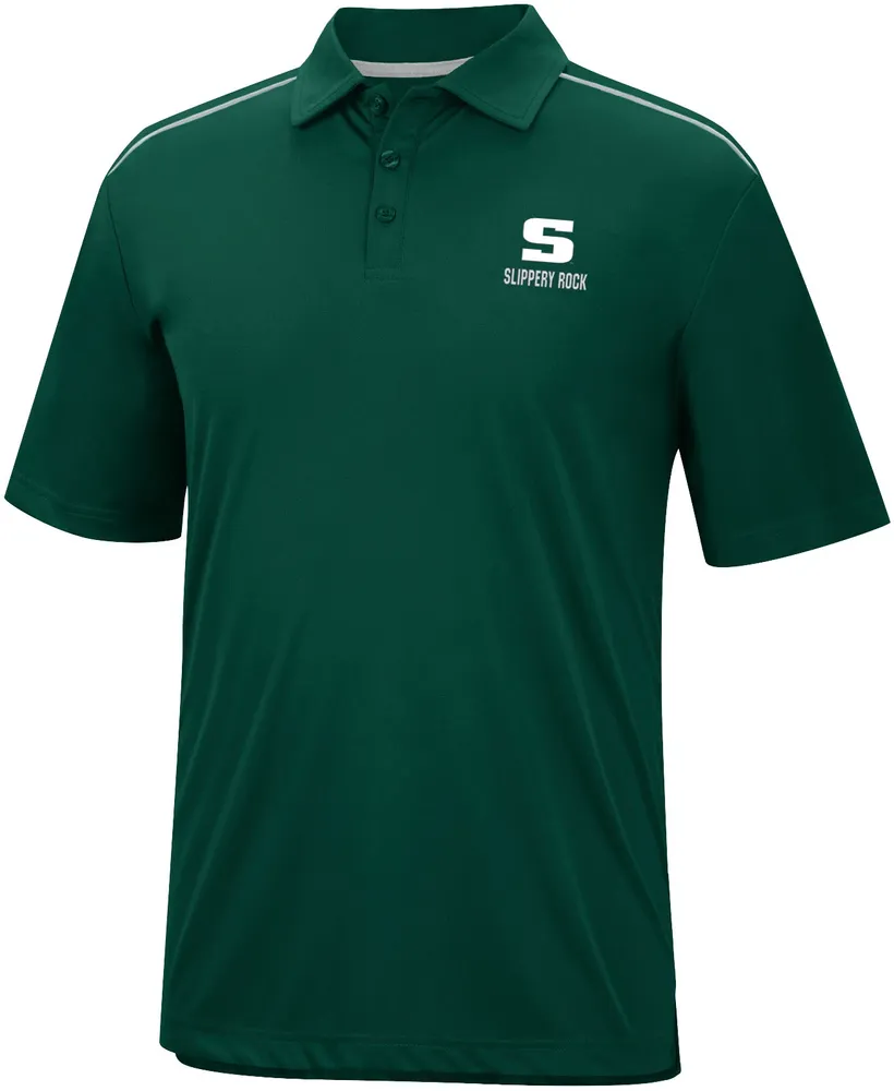 Colosseum Men's Slippery Rock Green Polo