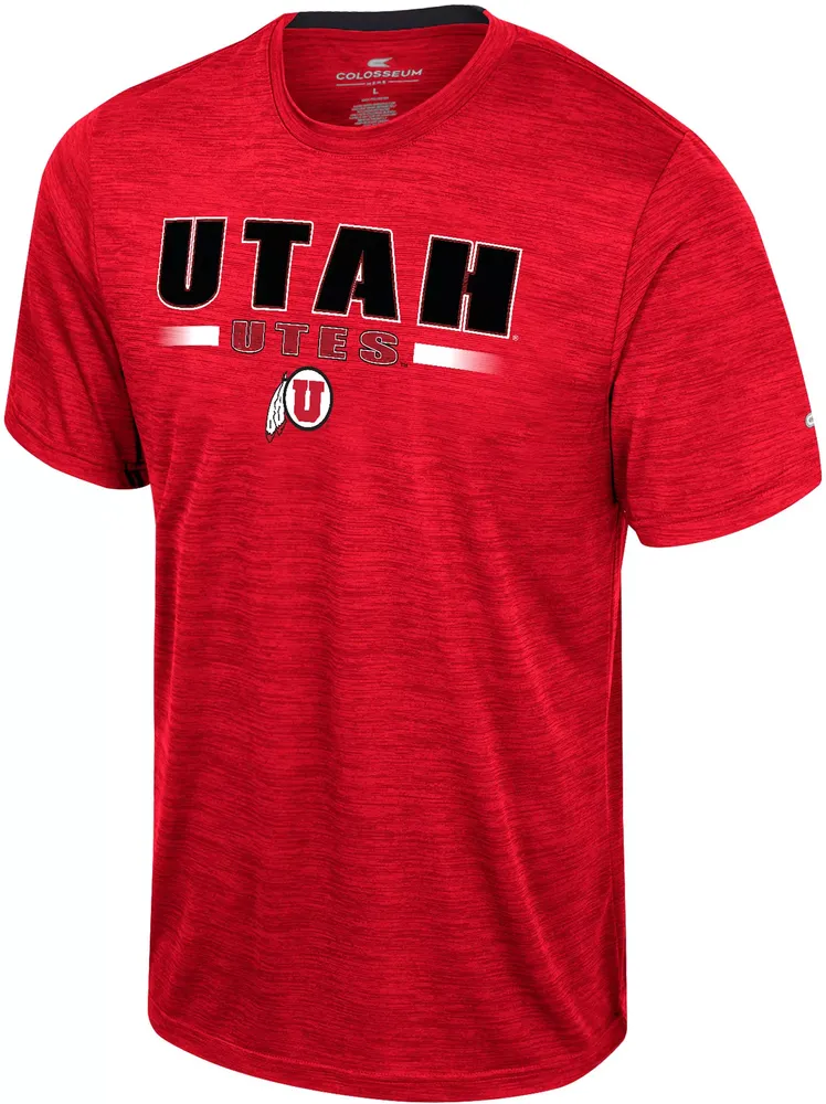 Colosseum Men's Utah Utes Crimson Wright T-Shirt