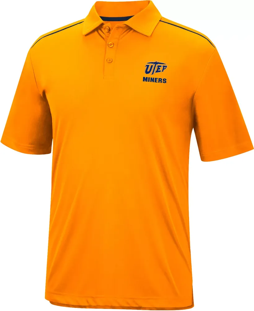 Colosseum Men's UTEP Miners Blaze Orange Polo