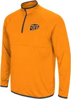 Colosseum Men's UTEP Miners Blaze Orange 1/4 Zip Pullover