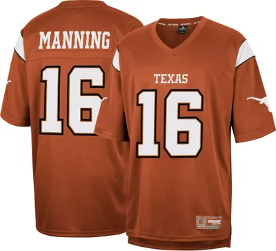 Colosseum Men's Texas Longhorns Arch Manning #16 Burnt Orange Replica Football Jersey