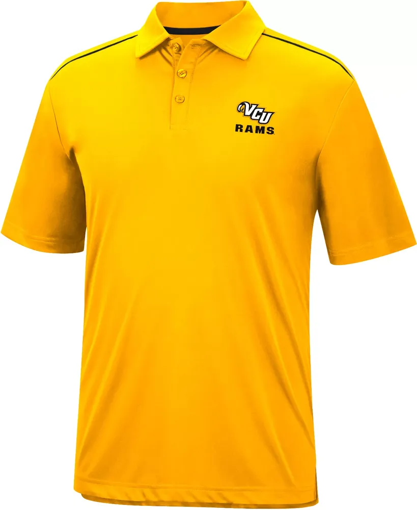 Colosseum Men's VCU Rams Gold Polo