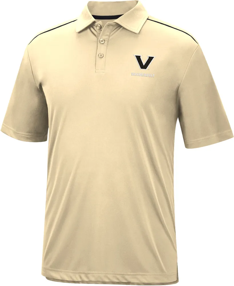 Colosseum Men's Vanderbilt Commodores Gold Polo