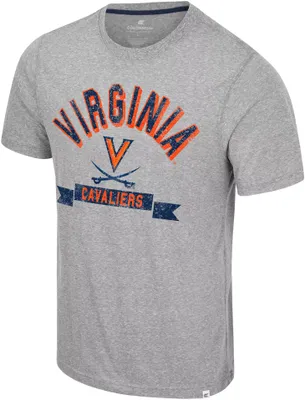 Colosseum Men's Virginia Cavaliers Heather Grey Connor T-Shirt