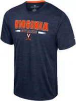 Colosseum Men's Virginia Cavaliers Blue Wright T-Shirt