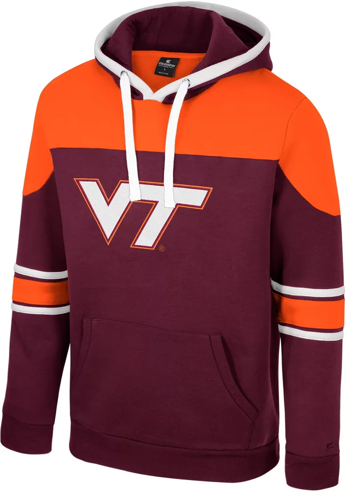 Colosseum Men's Virginia Tech Hokies Maroon Future's Not Written Pullover Hoodie