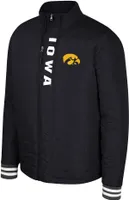 Colosseum Men's Iowa Hawkeyes Black Never Stop Full-Zip Jacket