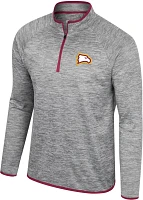 Colosseum Men's Winthrop  Eagles Heather Grey 1/4 Zip Pullover