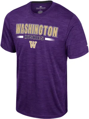 Colosseum Men's Washington Huskies Purple Wright T-Shirt