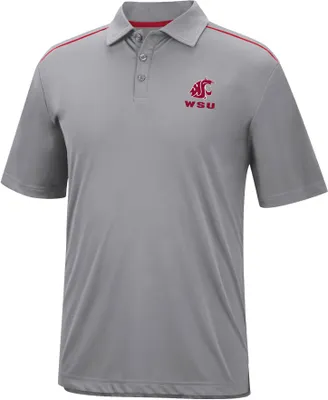 Colosseum Men's Washington State Cougars Grey Polo