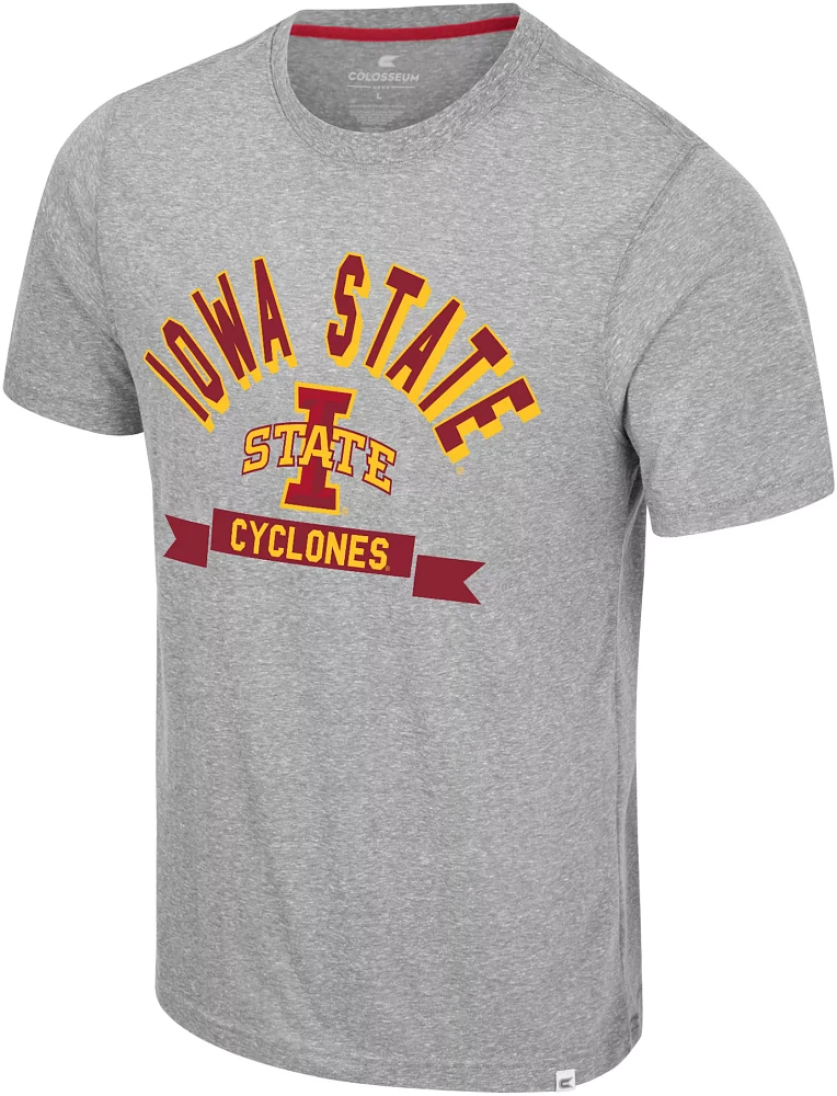 Colosseum Men's Iowa State Cyclones Heather Grey Connor T-Shirt