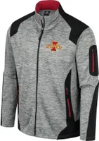 Colosseum Men's Iowa State Cyclones Grey Silberman Full-Zip Jacket