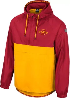 Colosseum Men's Iowa State Cyclones Cardinal 1/2 Zip Anorak Jacket