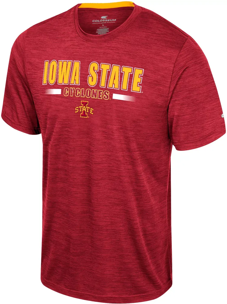 Colosseum Men's Iowa State Cyclones Cardinal Wright T-Shirt