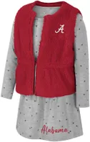 Colosseum Toddler Girls' Alabama Crimson Tide Vest and Dress Set