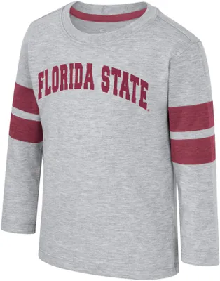 Colosseum Toddler Florida State Seminoles Heather Grey Dewey Long Sleeve T-Shirt