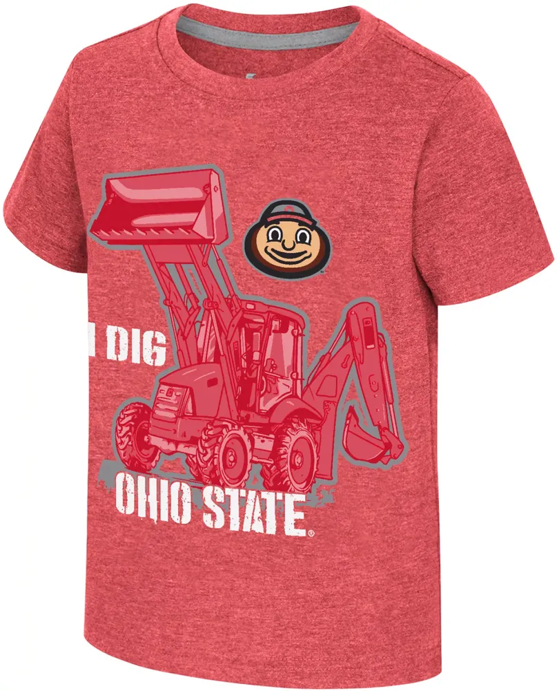 Colosseum Toddler Ohio State Buckeyes Scarlet Dig T-Shirt