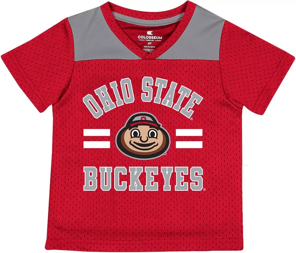 Colosseum Toddler Ohio State Buckeyes Scarlet Ka-Boot-It Jersey