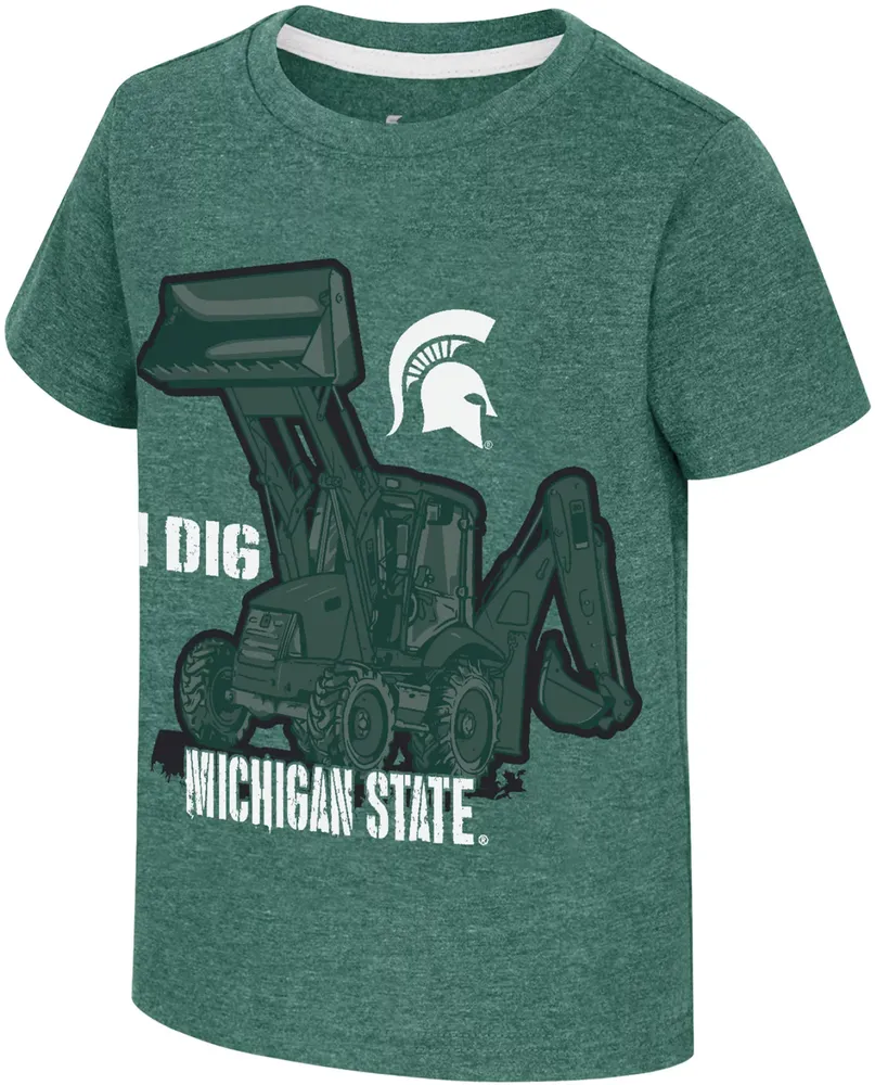 Colosseum Toddler Michigan State Spartans Green Dig T-Shirt