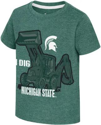 Colosseum Toddler Michigan State Spartans Green Dig T-Shirt