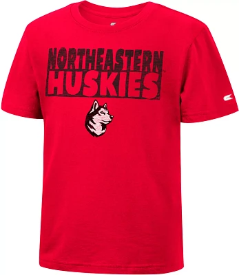 Colosseum Toddler Northeastern Huskies Red Big Fun T-Shirt