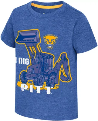 Colosseum Toddler Pitt Panthers Blue Dig T-Shirt