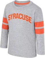 Colosseum Toddler Syracuse Orange Heather Grey Dewey Long Sleeve T-Shirt