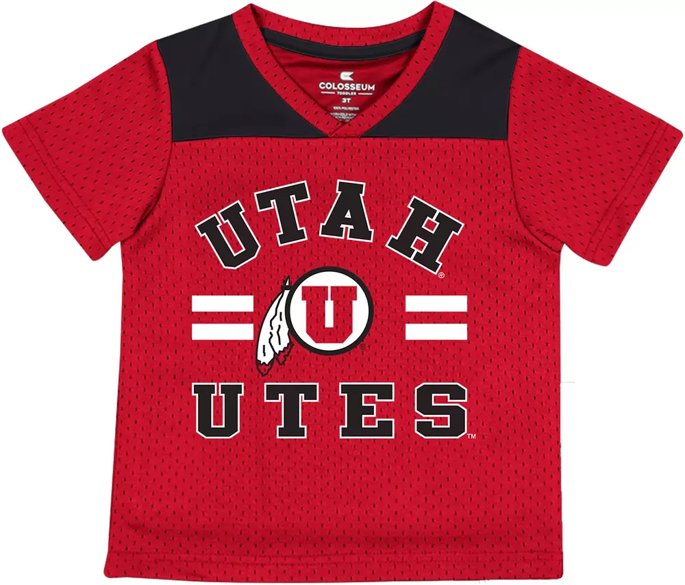 Colosseum Toddler Utah Utes Crimson Ka-Boot-It Jersey