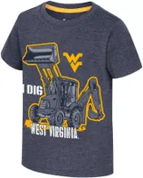 Colosseum Toddler West Virginia Mountaineers Blue Dig T-Shirt