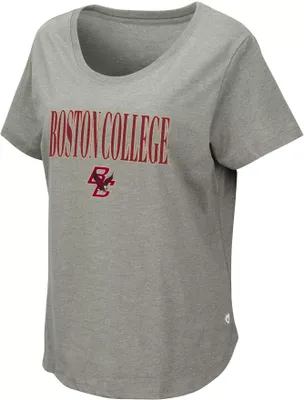 Colosseum Women's Boston College Eagles Heather Grey Myla T-Shirt